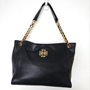 Tory Burch Britten Tote Bag Black
